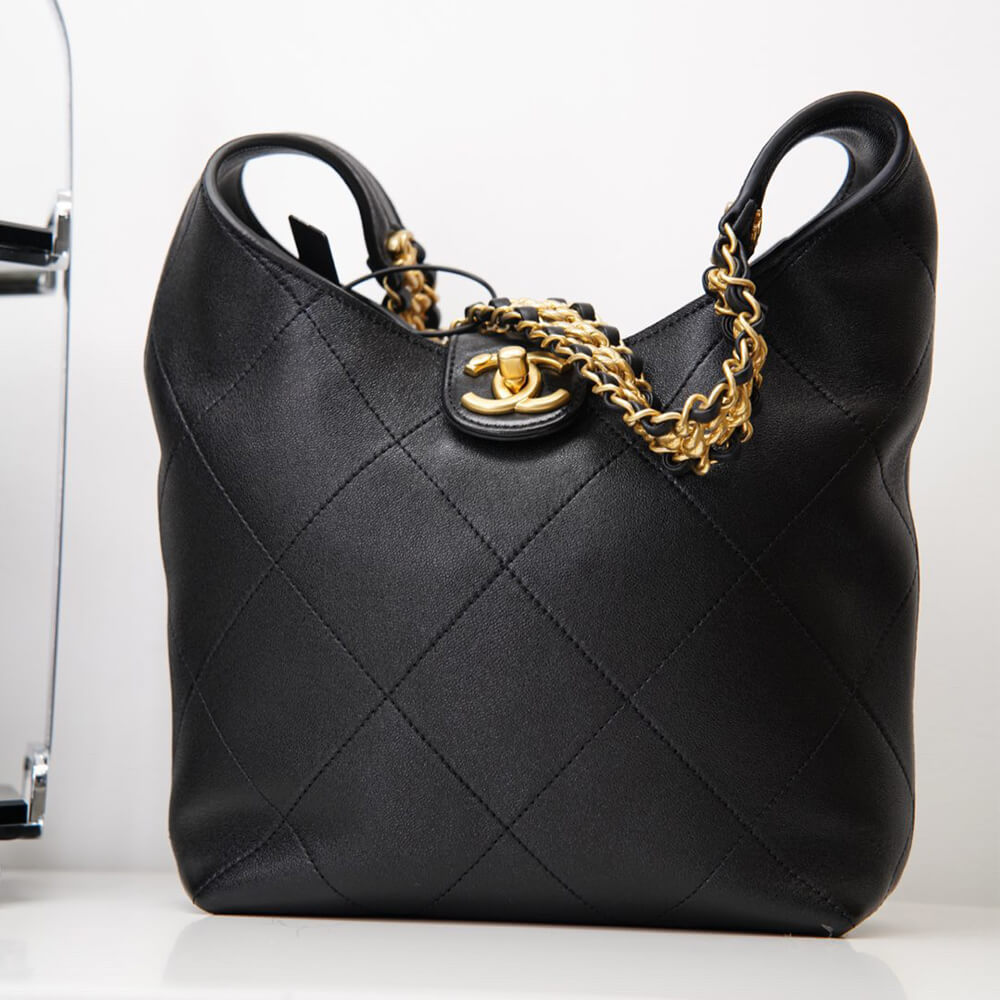 Ch**el Large Hobo Bag(HIGH-END GRADE)