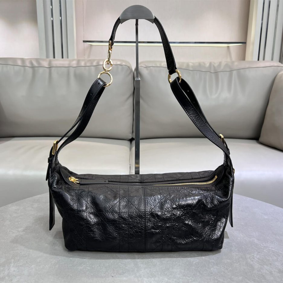 D10r Medium D-Journey Bag in Vintage Smooth Calfskin(high-end grade)