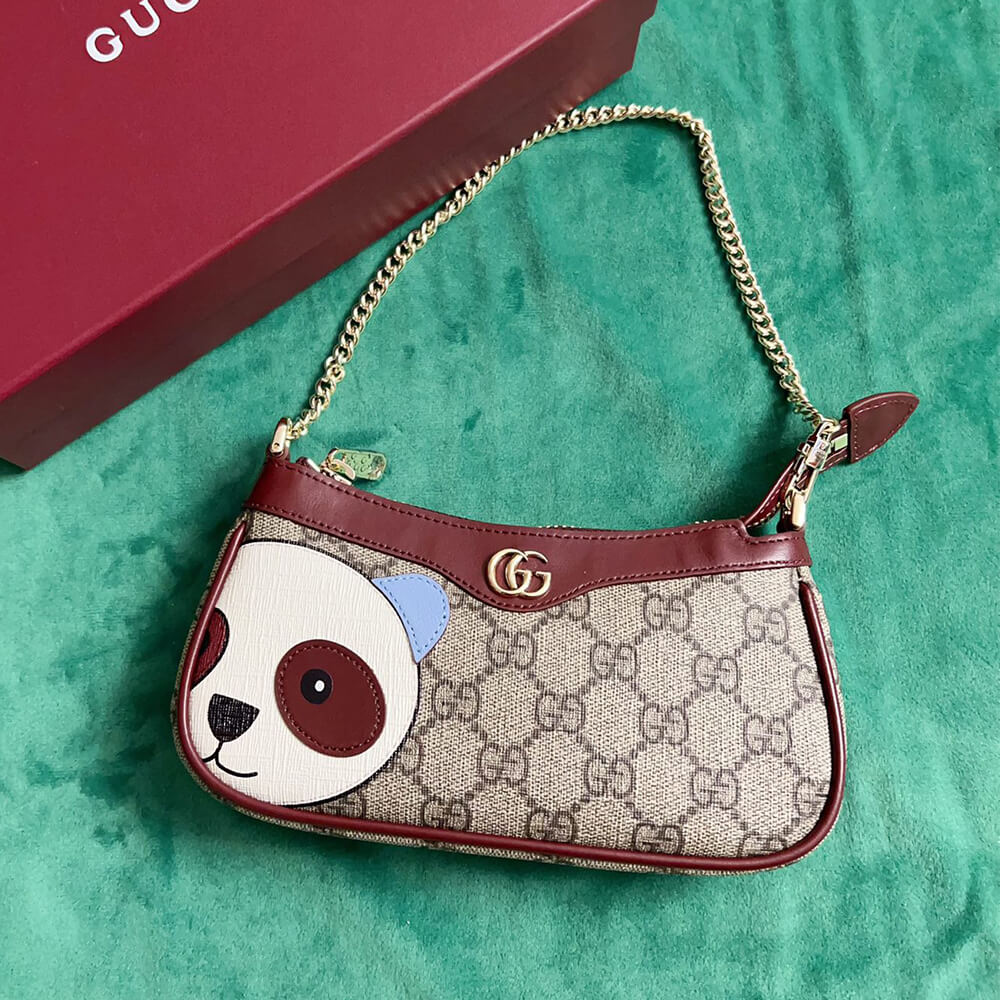 GG mini bag with panda detail