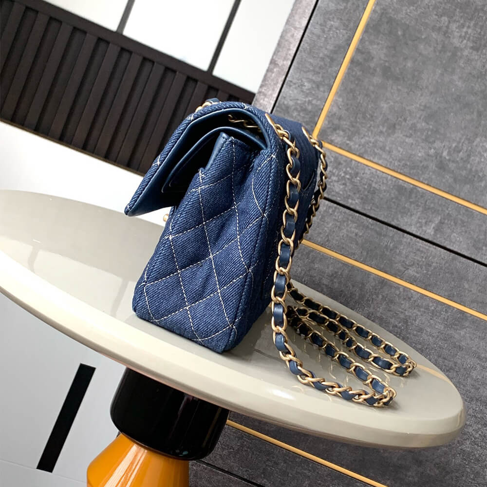 Ch**el Suede Classic Double Flap Handbag(HIGH-END GRADE)