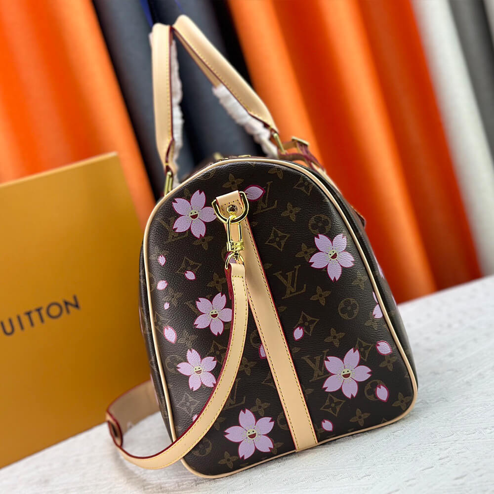 LV x TM KEEPALL BANDOULIÈRE 45 travel bag