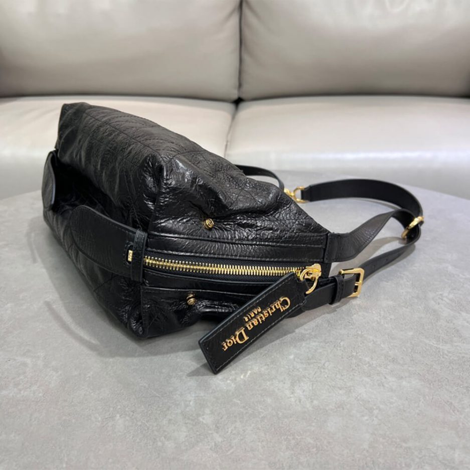 D10r Medium D-Journey Bag in Vintage Smooth Calfskin(high-end grade)