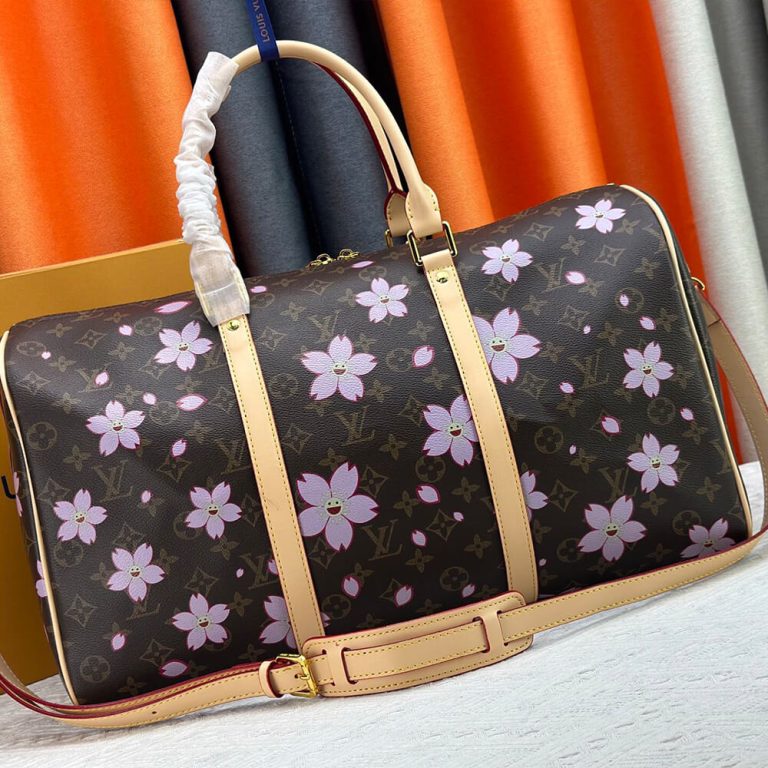 LV x TM KEEPALL BANDOULIÈRE 45 travel bag