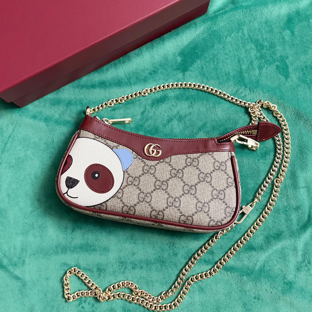 GG mini bag with panda detail