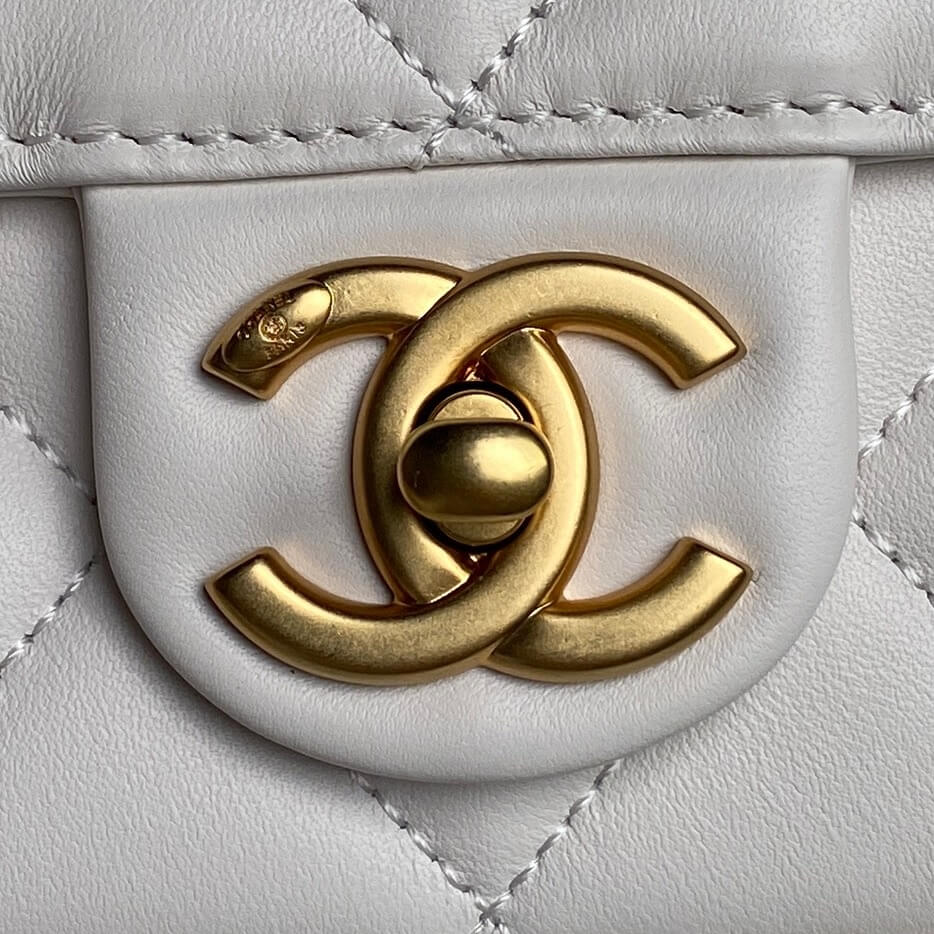Ch**el Flap Bag With Top Handle(HIGH-END GRADE)