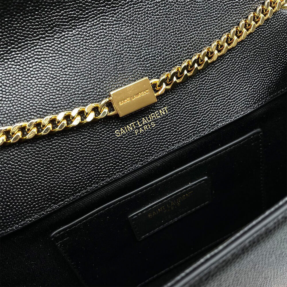 Y51 kate medium tassel in grain de poudre embossed leather