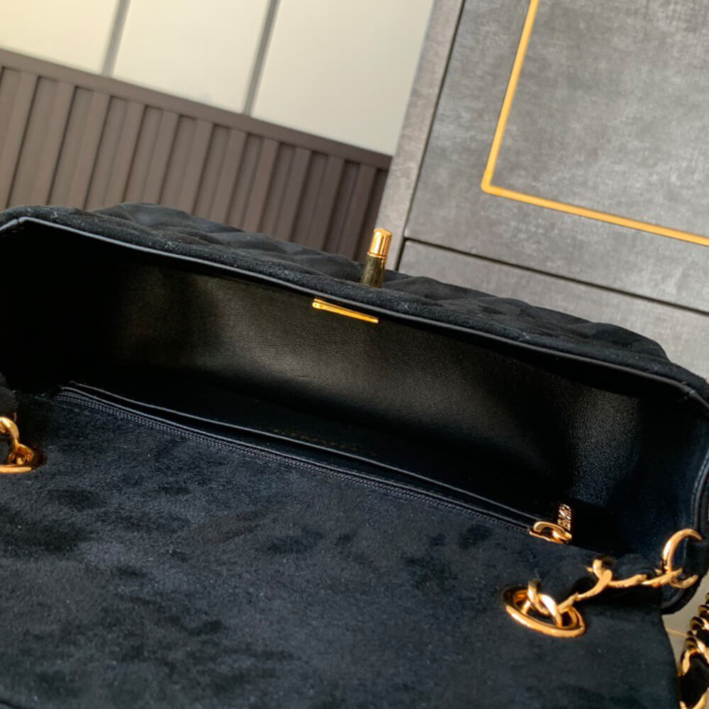 Ch**el SUEDE MINI FLAP BAG(HIGH-END GRADE)