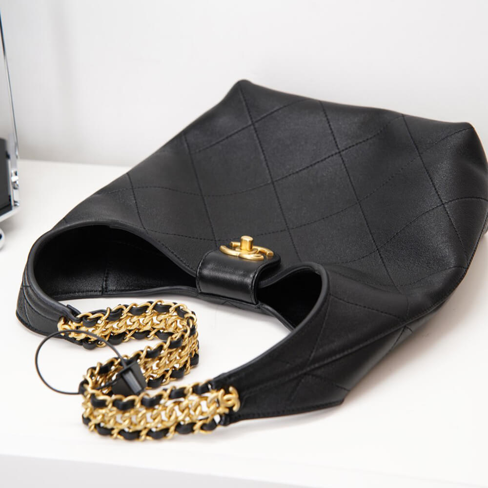 Ch**el Large Hobo Bag(HIGH-END GRADE)
