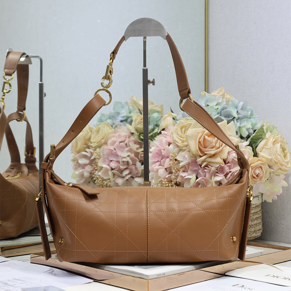 D10r Small D-Journey Bag in Vintage Smooth Calfskin(HIGH-END GRADE)