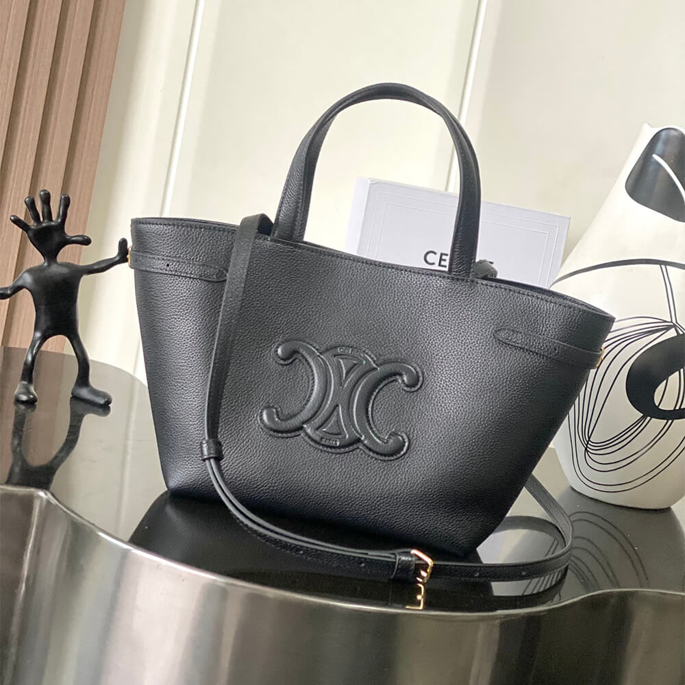 Ce1i*e MINI CABAS ANAIS CUIR TRIOMPHE in Grained calfskin