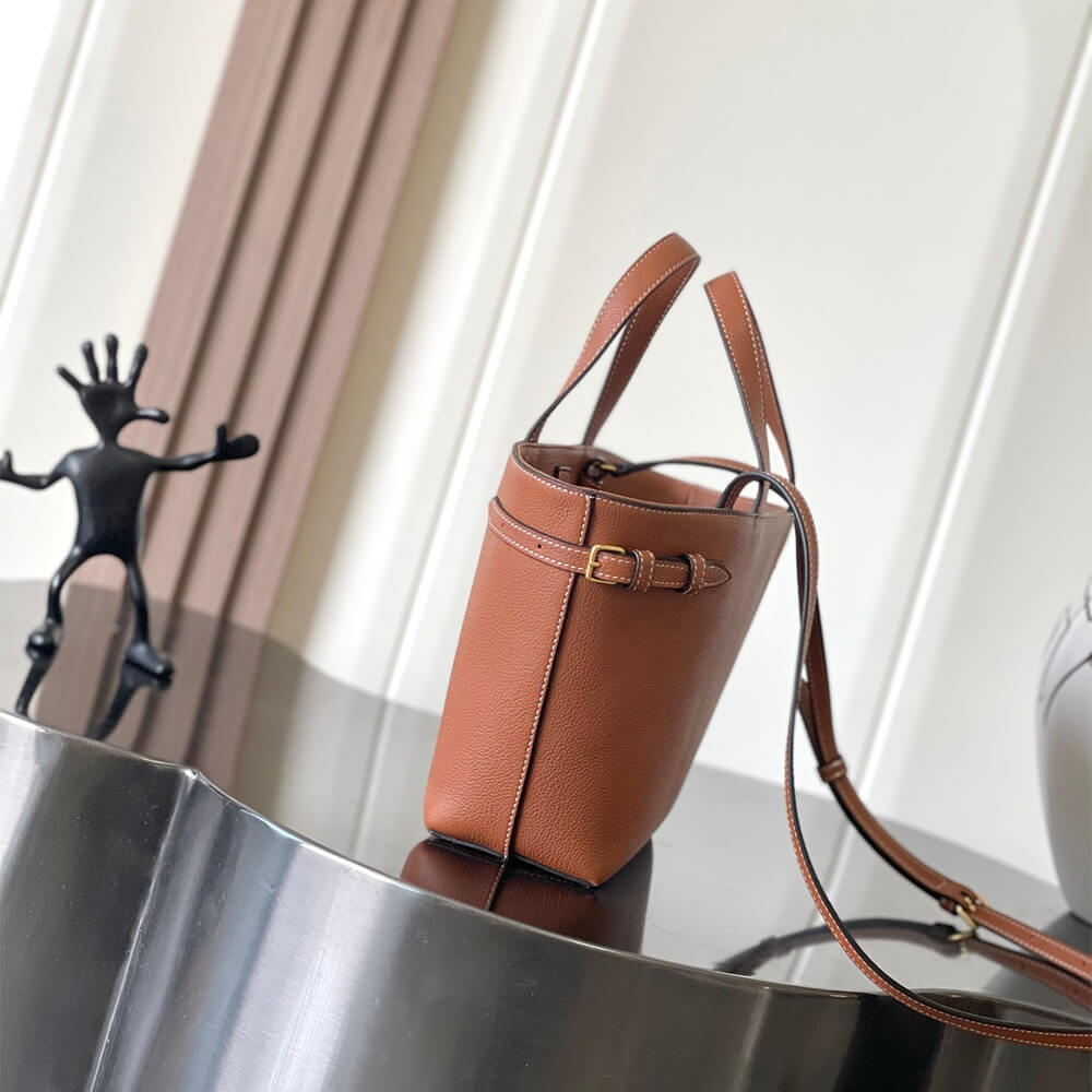 Ce1i*e MINI CABAS ANAIS CUIR TRIOMPHE in Grained calfskin