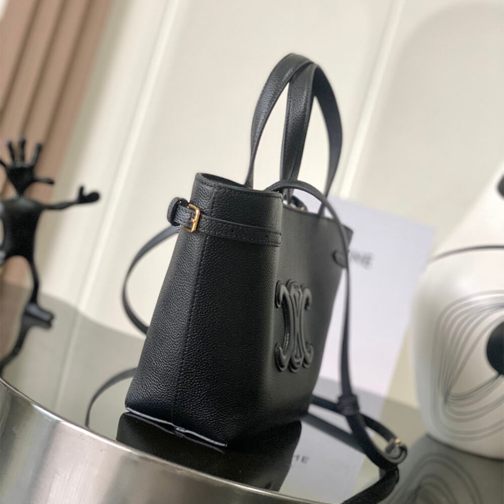 Ce1i*e MINI CABAS ANAIS CUIR TRIOMPHE in Grained calfskin