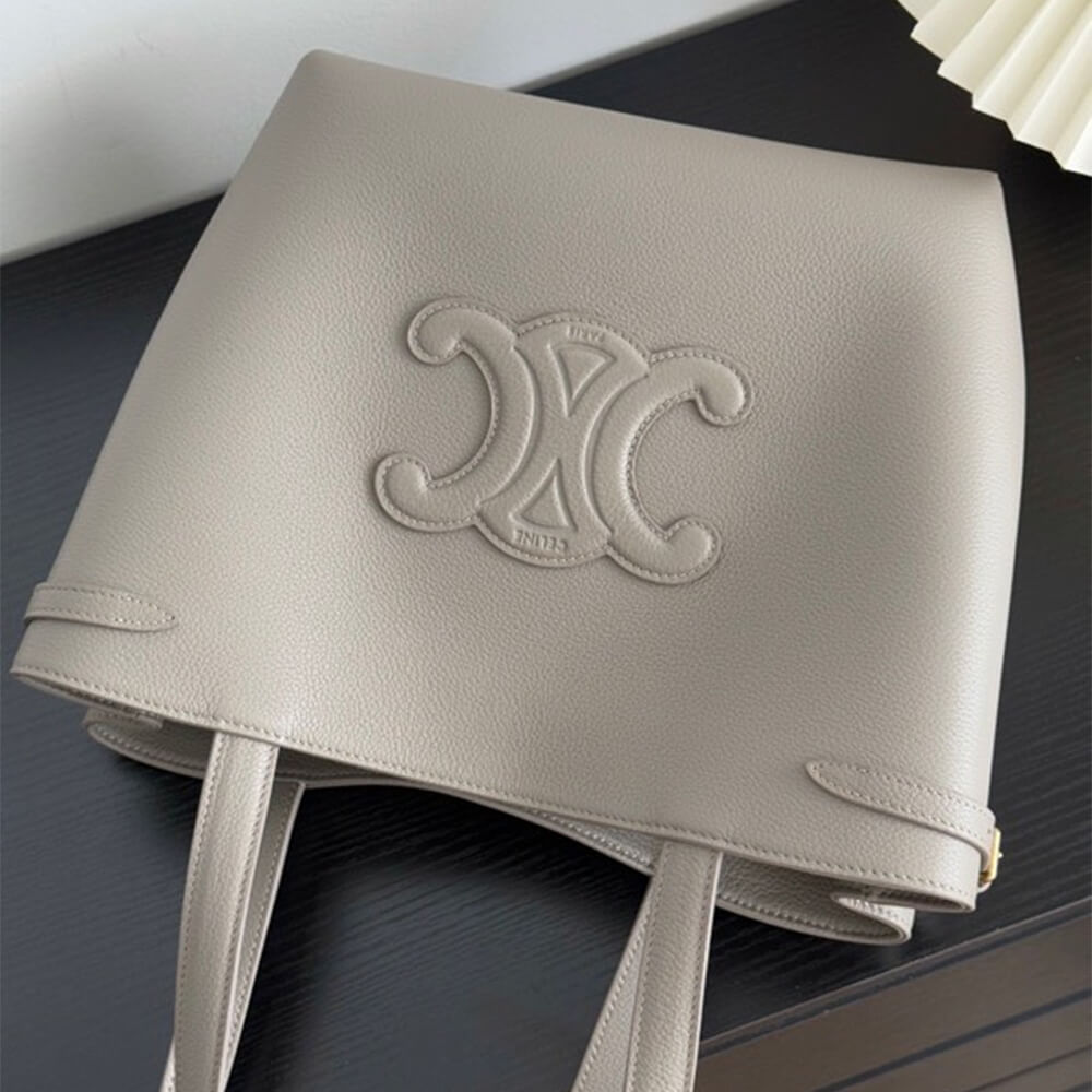 Ce1i*e SMALL CABAS ANAÏS CUIR TRIOMPHE in Grained calfskin