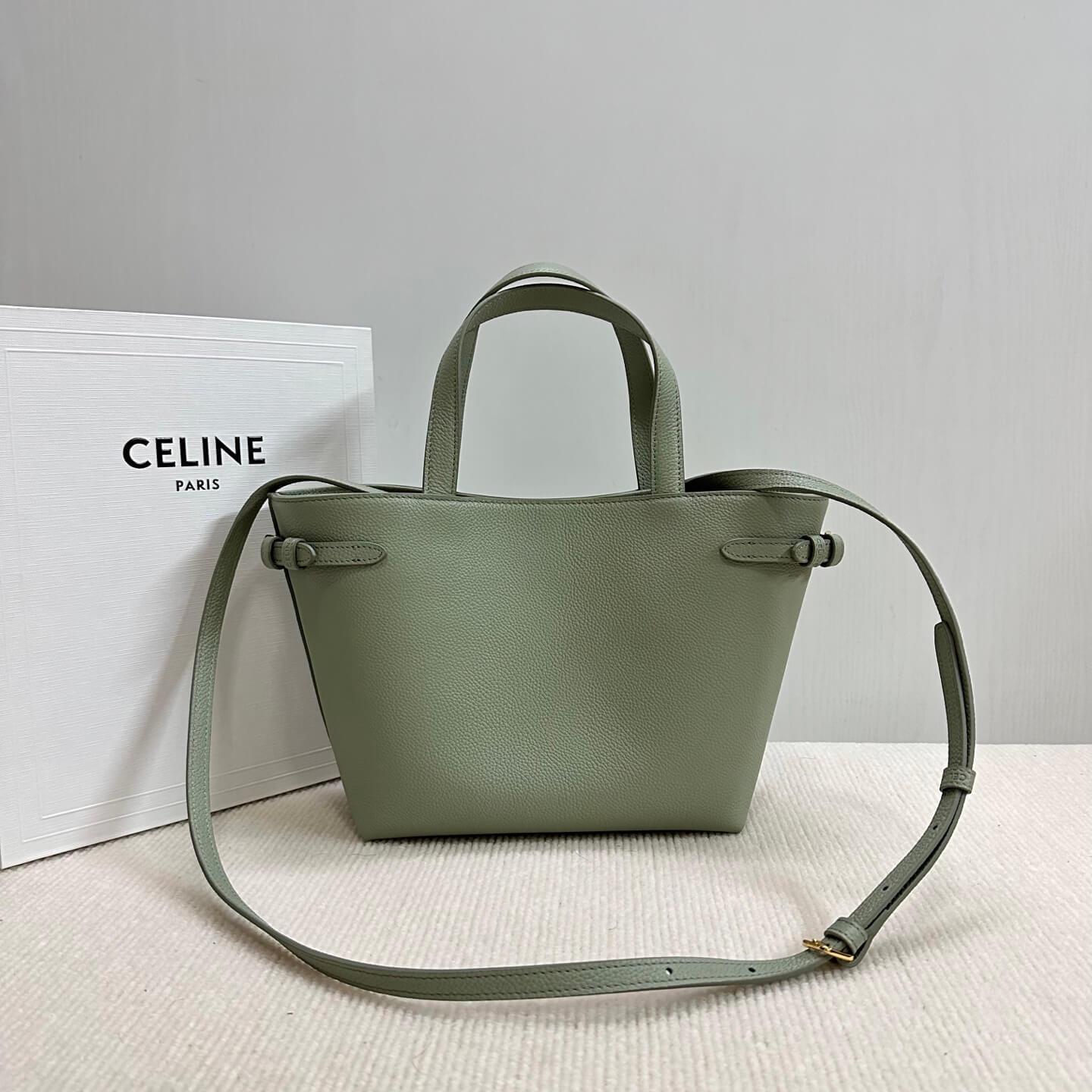Ce1i*e MINI CABAS ANAIS CUIR TRIOMPHE in Grained calfskin