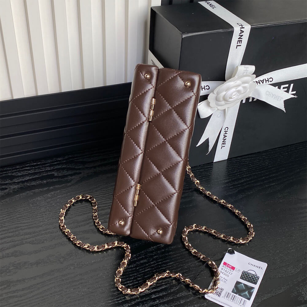 Ch**el Small box bag(HIGH-END GRADE)