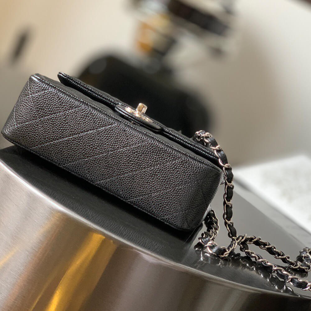 Ch**el MINI FLAP BAG(HIGH-END GRADE)