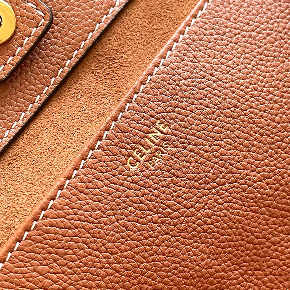 Ce1i*e MINI CABAS ANAIS CUIR TRIOMPHE in Grained calfskin