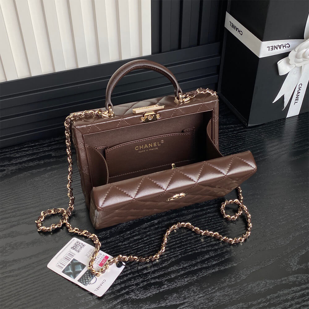 Ch**el Small box bag(HIGH-END GRADE)