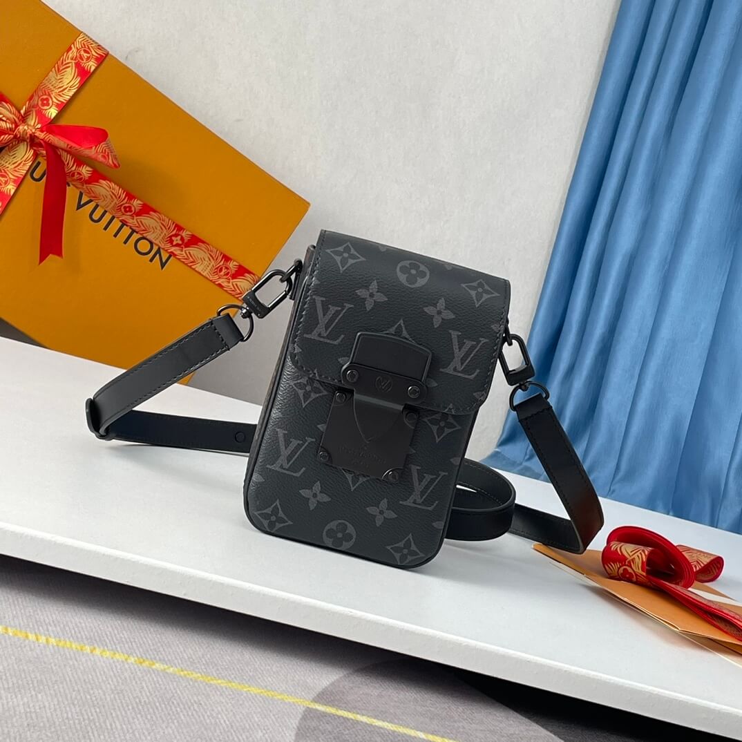 LV S-Lock Vertical wearable wallet