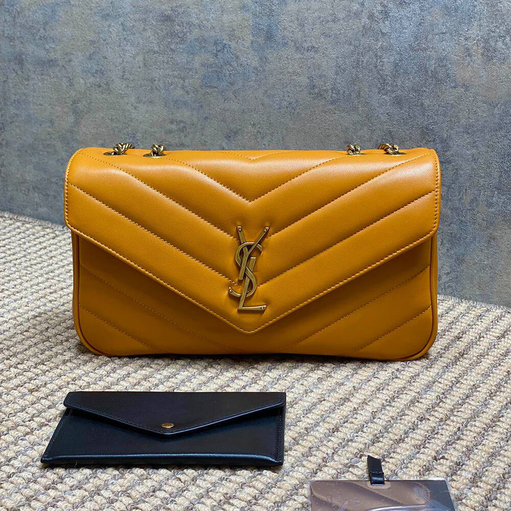 Y51 LOULOU medium in MATELASSE lambskin(HIGH-END GRADE)