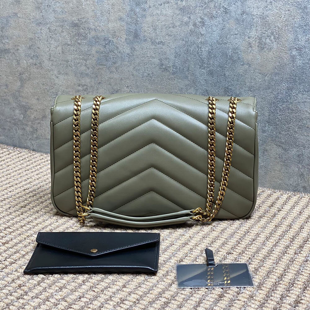 Y51 LOULOU medium in MATELASSE lambskin(HIGH-END GRADE)