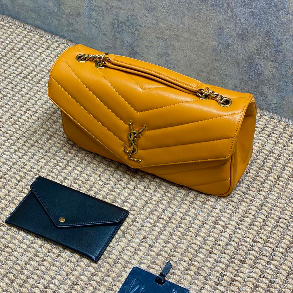 Y51 LOULOU medium in MATELASSE lambskin(HIGH-END GRADE)