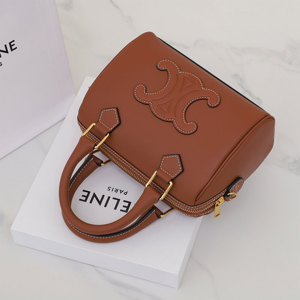 Ce1i*e SMALL BOSTON IN Smooth Calfskin