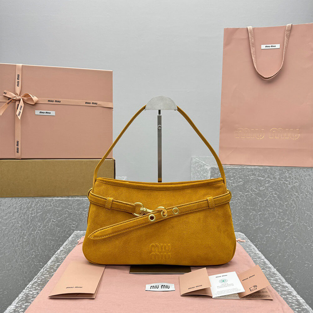 M1um1u Regular Aventure suede bag(HIGH-END GRADE)