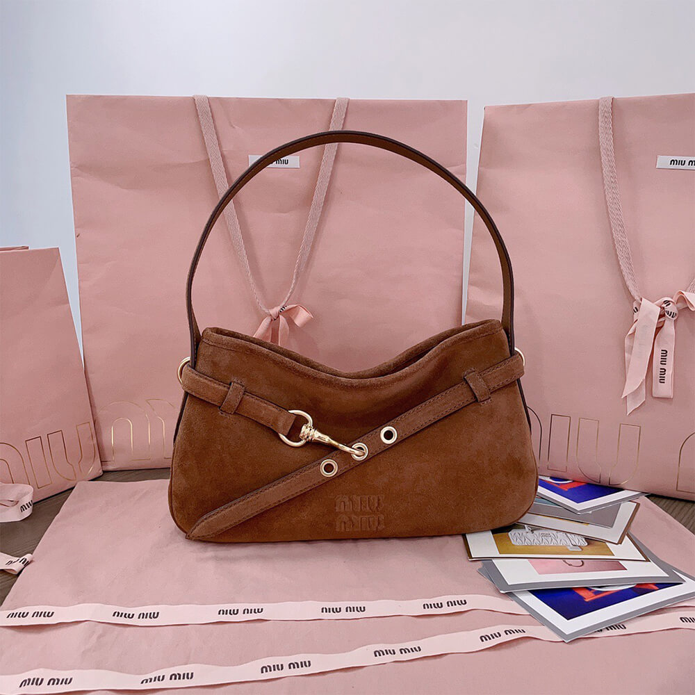 M1um1u Regular Aventure suede bag(HIGH-END GRADE)