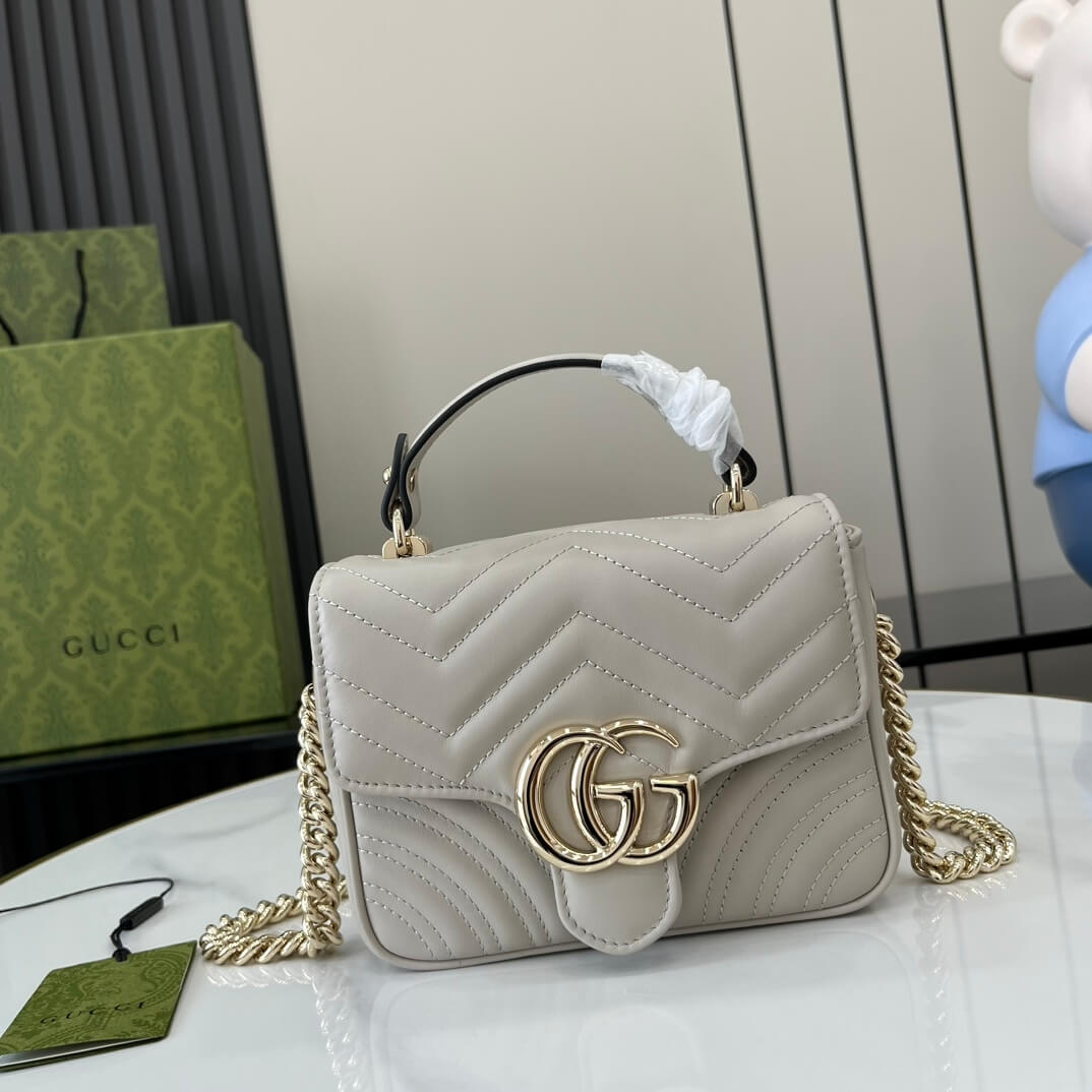 GG Marmont mini top handle bag