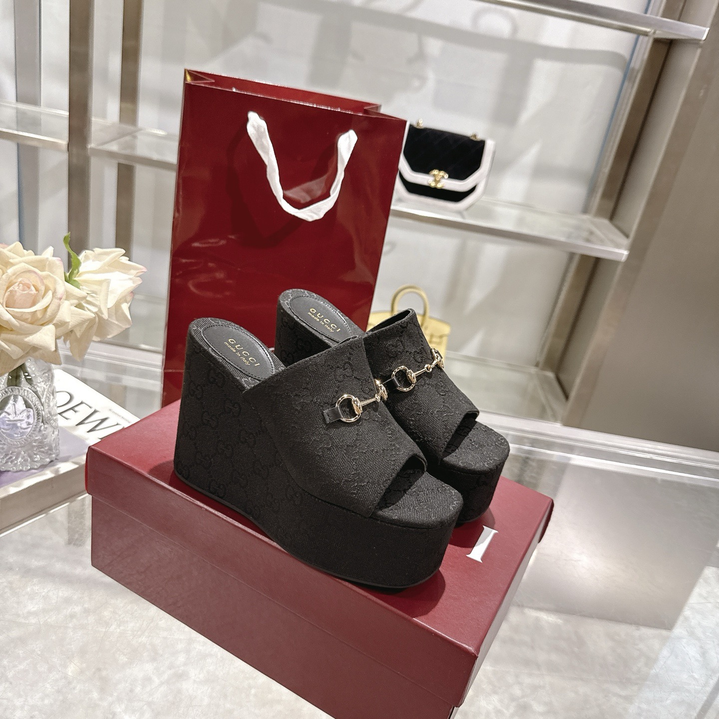 Gvc*1 Carmen wedge sandals(high-end grade)