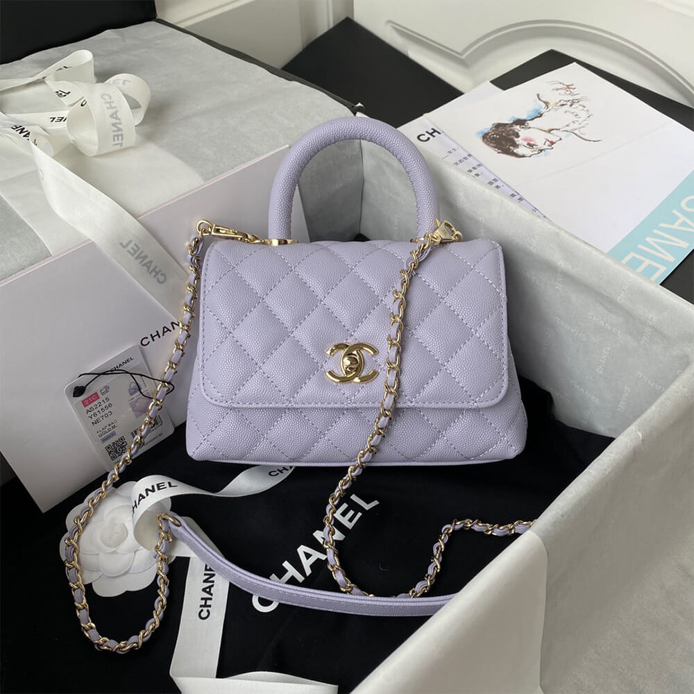 Ch**el MINI COCO Handle Bag(HIGH-END GRADE)