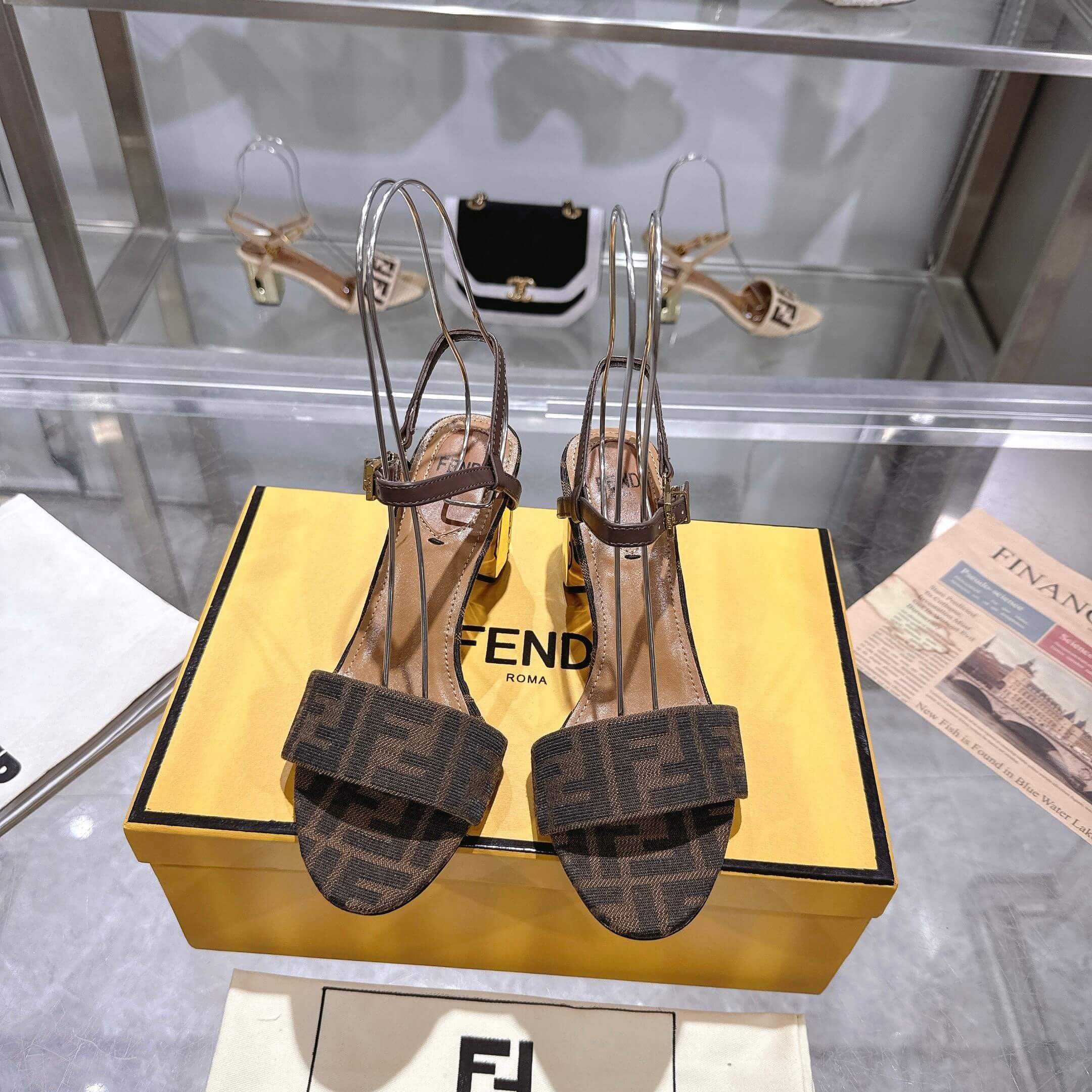 F**di FF high-heeled sandals