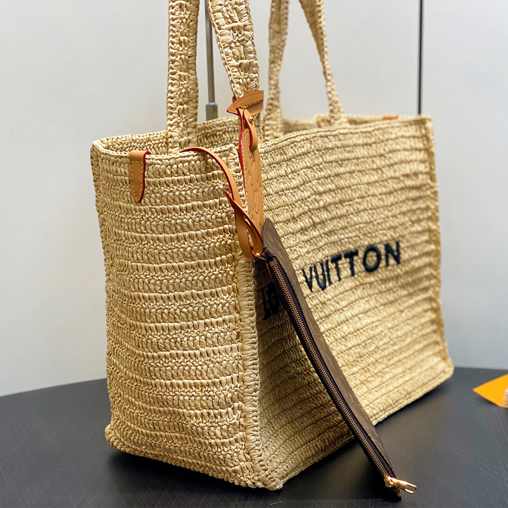 LV SUMMER SHOPPER TOTE MEDIUM BAG(HIGH-END GRADE)