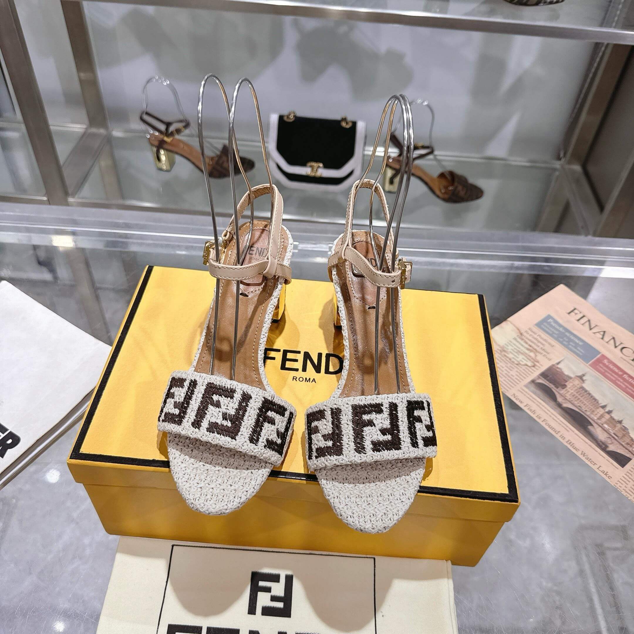 F**di FF high-heeled sandals