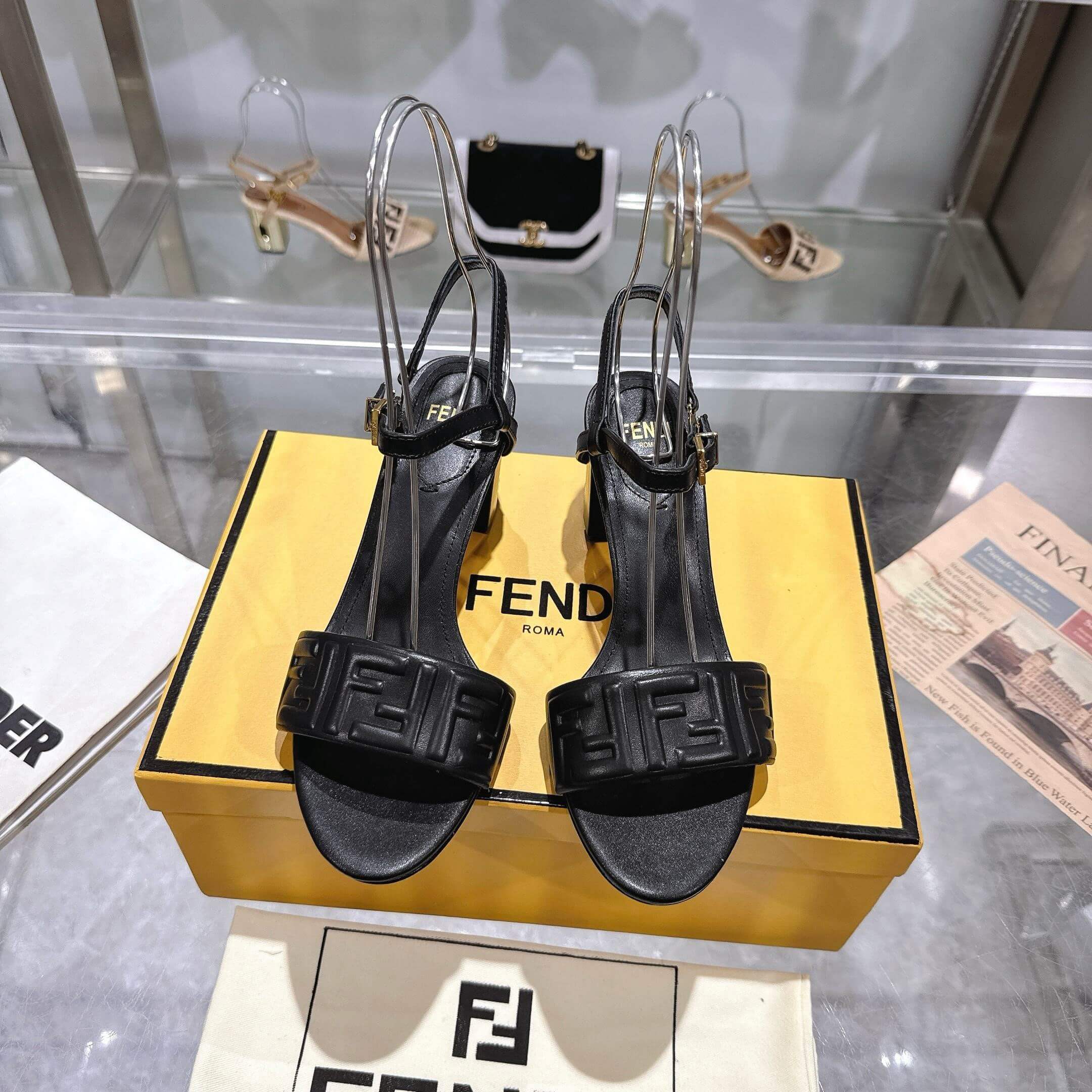 F**di FF high-heeled sandals