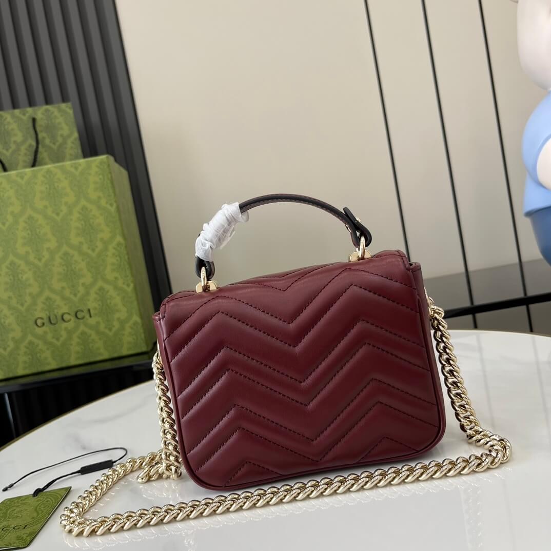 GG Marmont mini top handle bag
