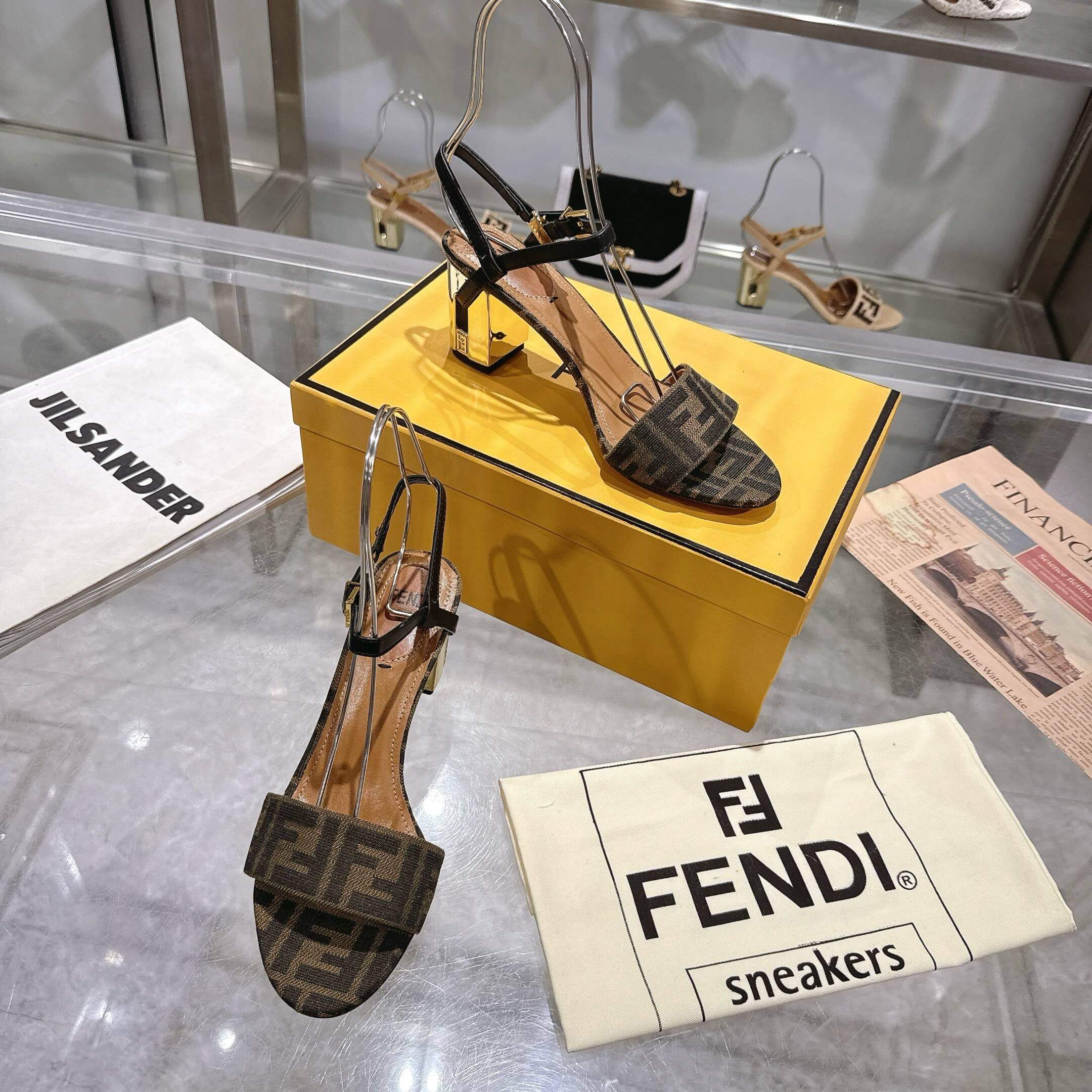 F**di FF high-heeled sandals