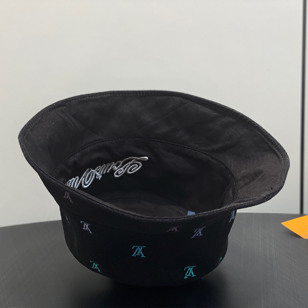 LV BLASON SHADING DENIM REVERSIBLE BUCKET HAT