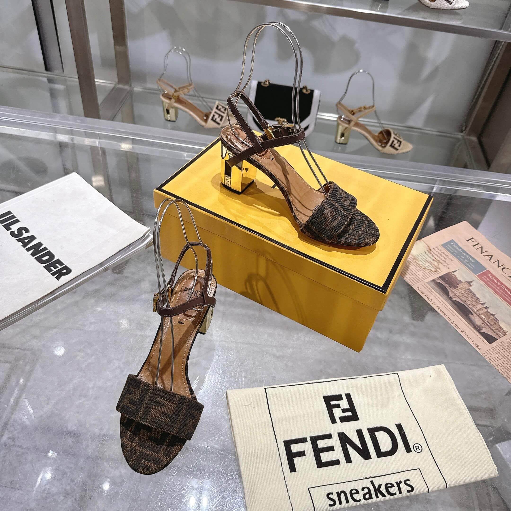 F**di FF high-heeled sandals