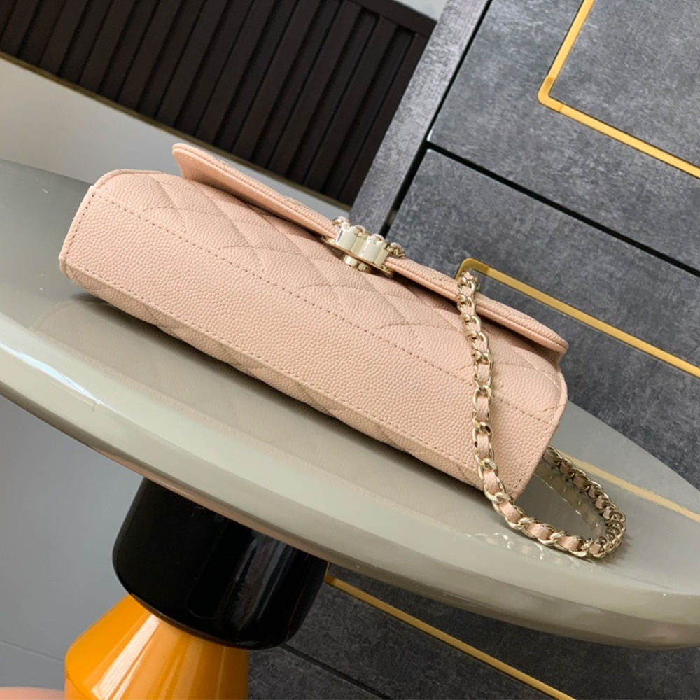 Ch**el Large Flap Bag With Top Handle(high-end grade)
