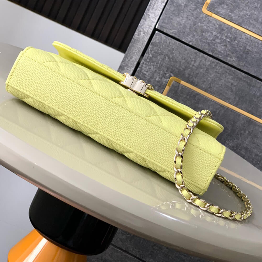 Ch**el Large Flap Bag With Top Handle(high-end grade)