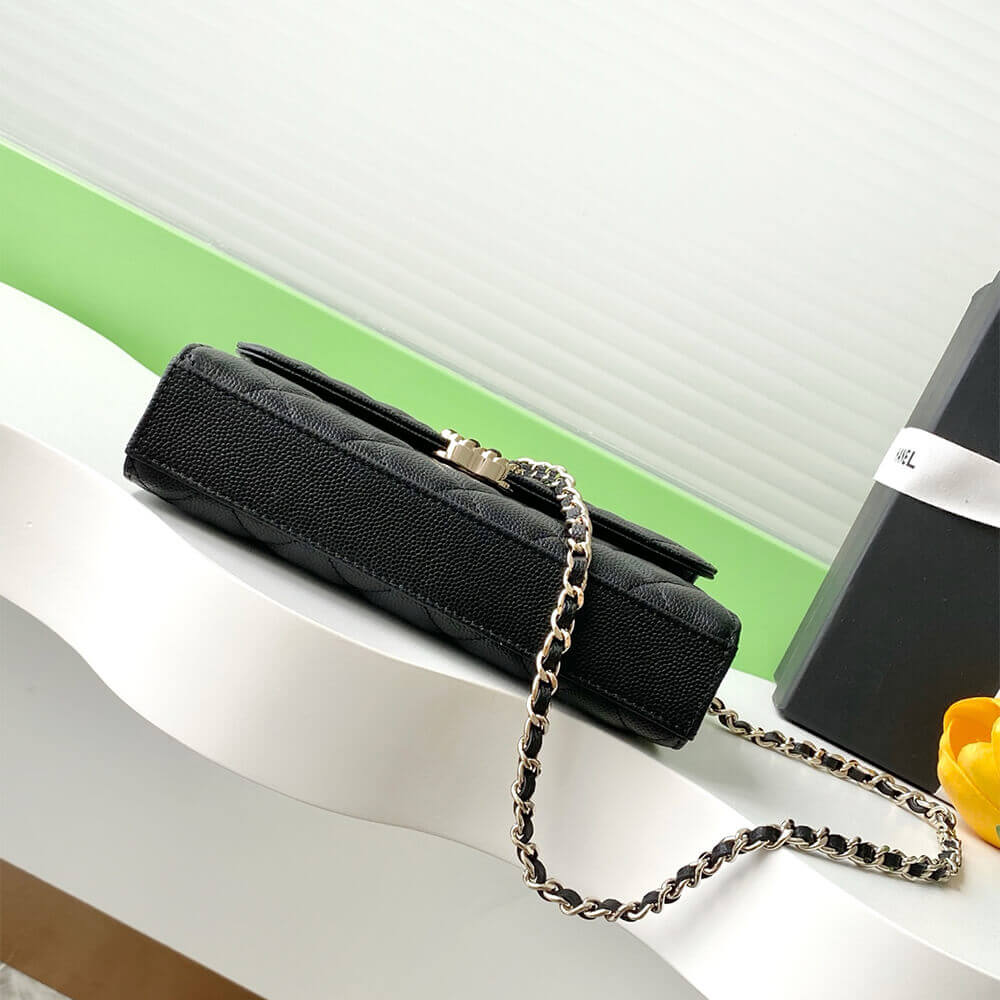 Ch**el Large Flap Bag With Top Handle(high-end grade)