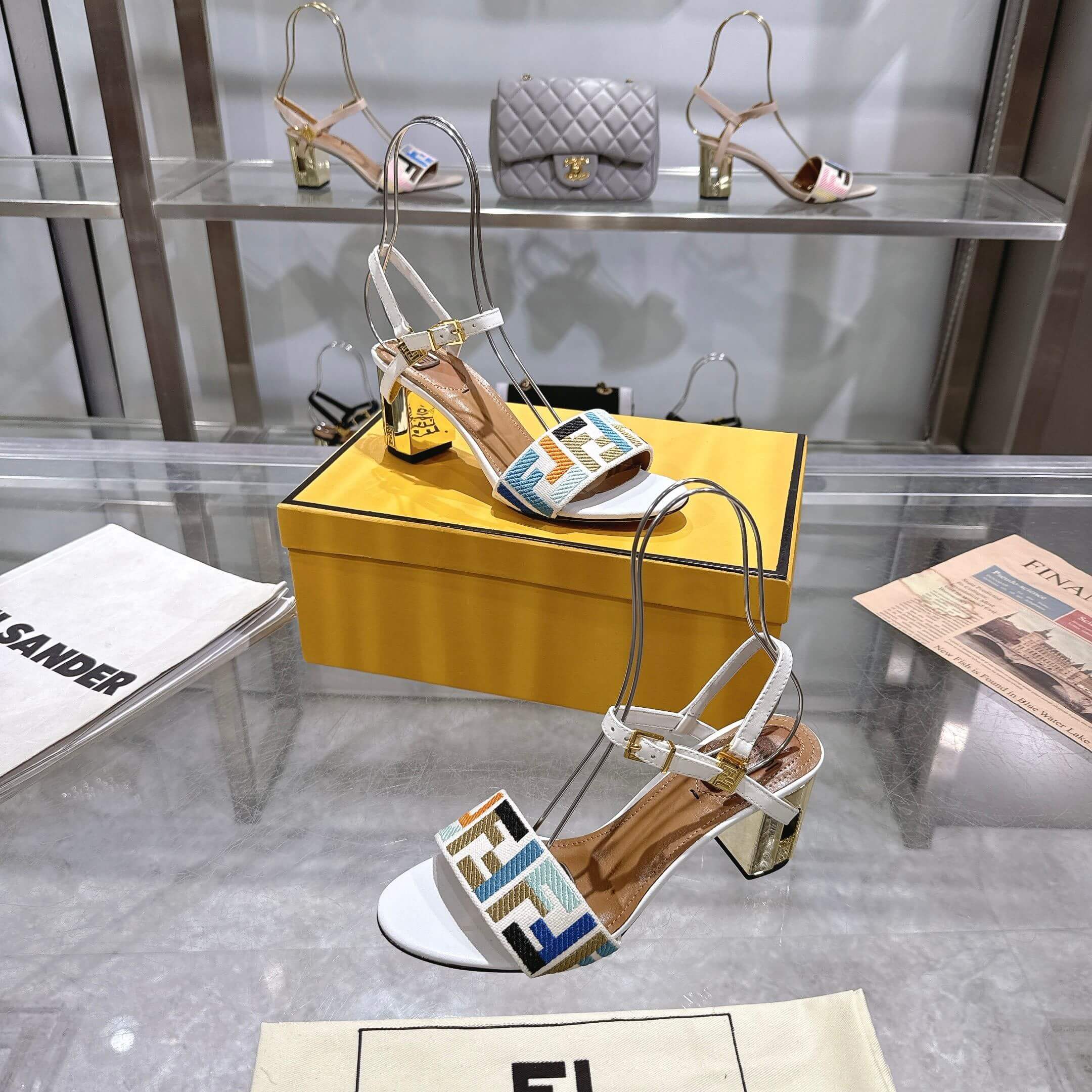 F**di FF high-heeled sandals