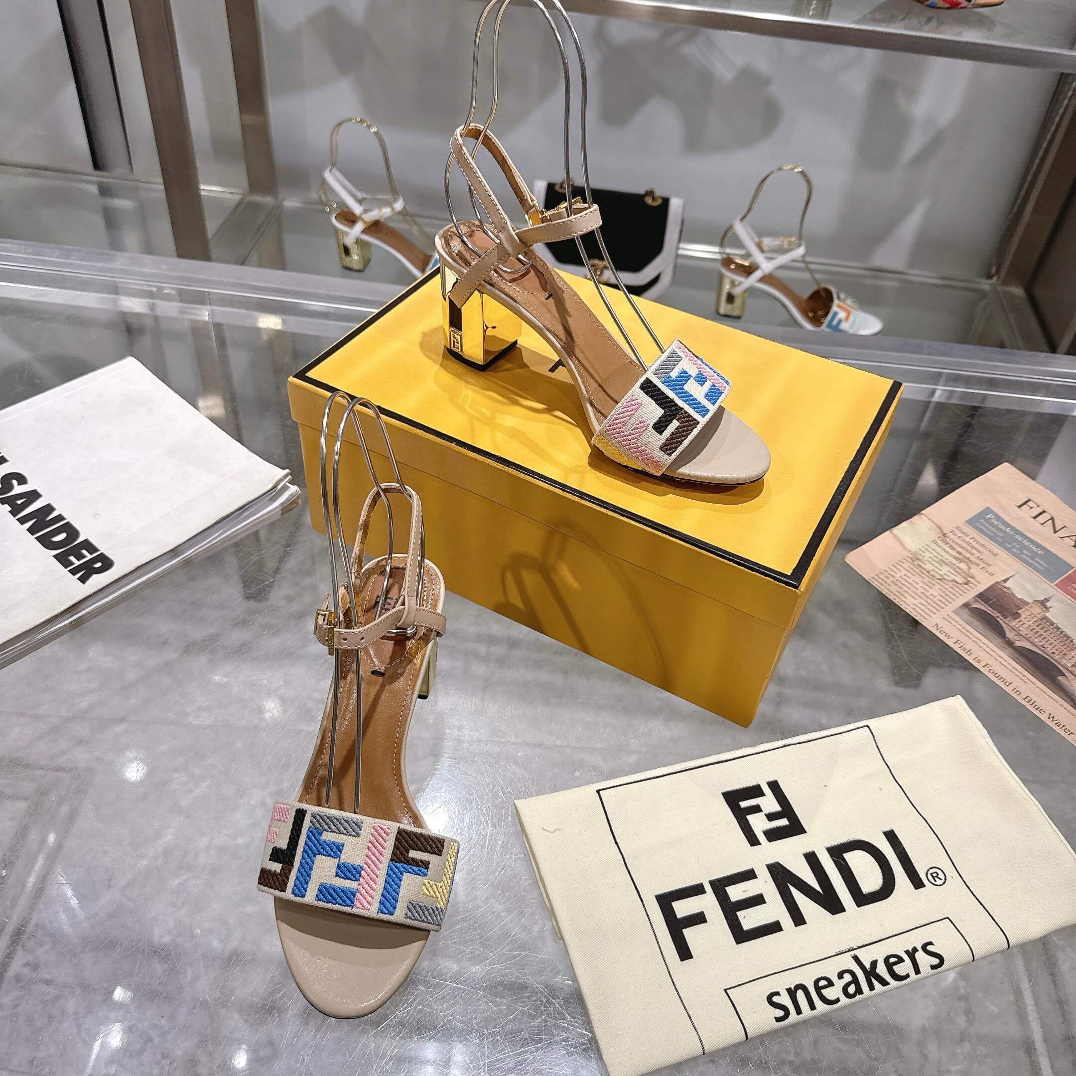 F**di FF high-heeled sandals