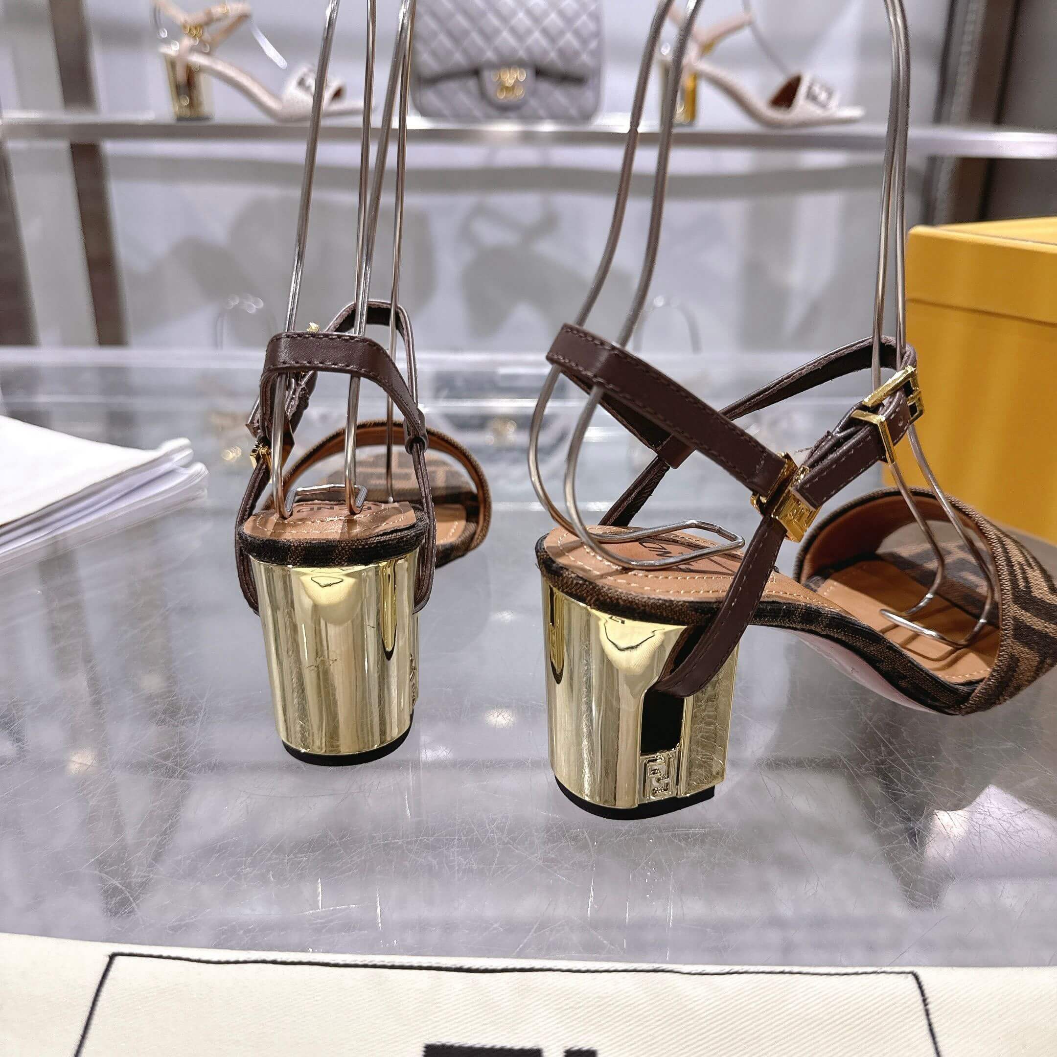 F**di FF high-heeled sandals