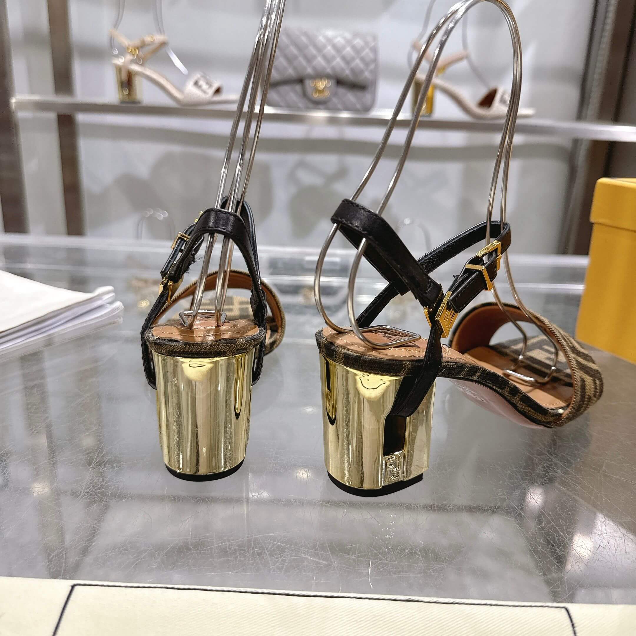 F**di FF high-heeled sandals