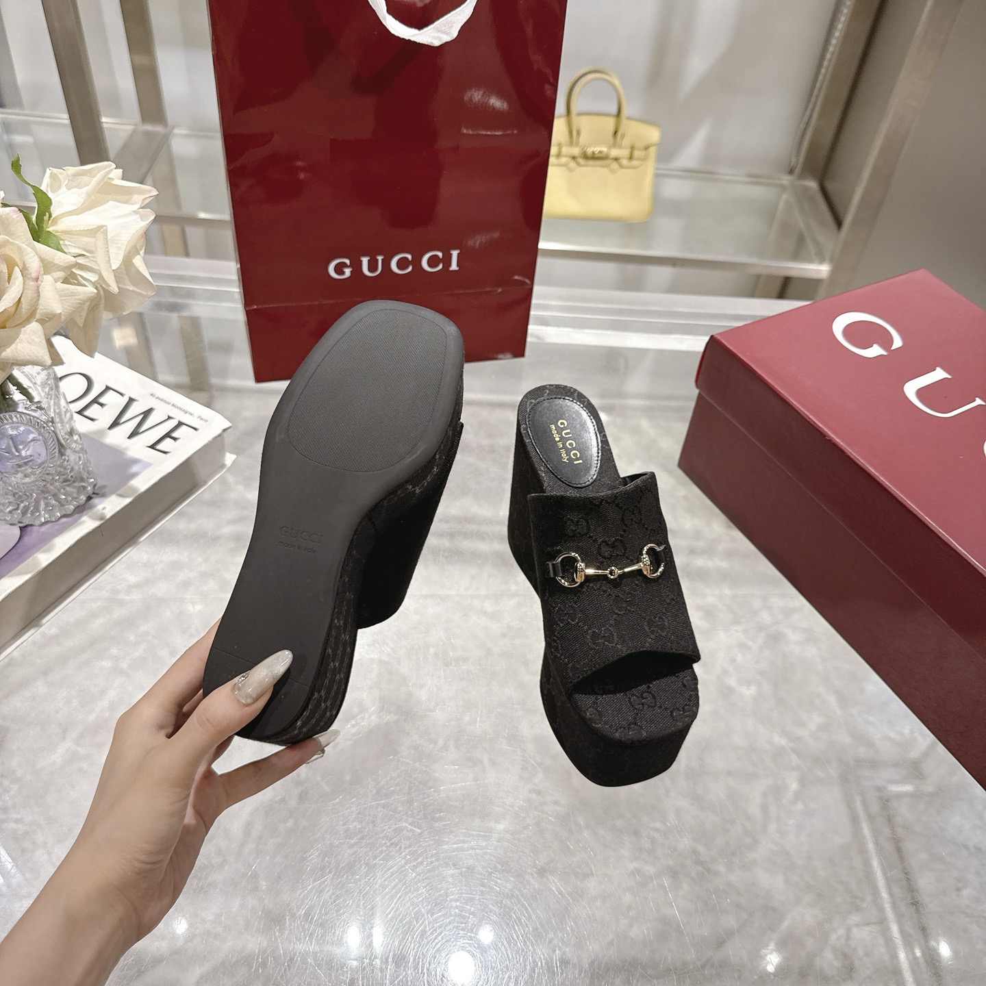 Gvc*1 Carmen wedge sandals(high-end grade)