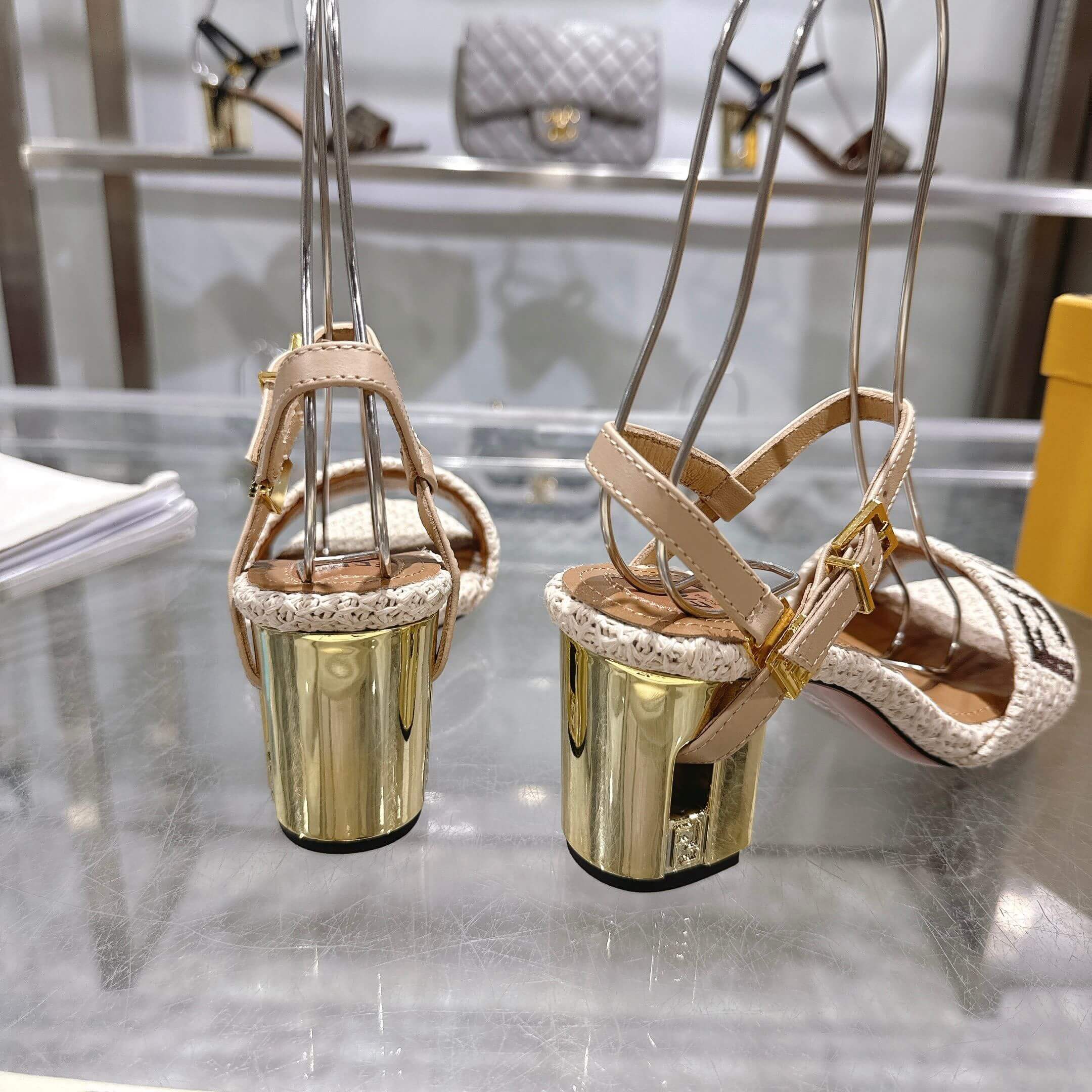 F**di FF high-heeled sandals
