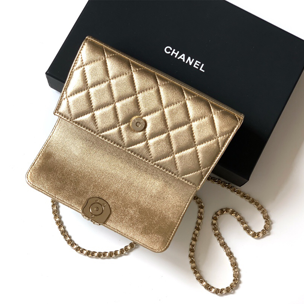 Ch**el Large Flap Bag With Top Handle(high-end grade)